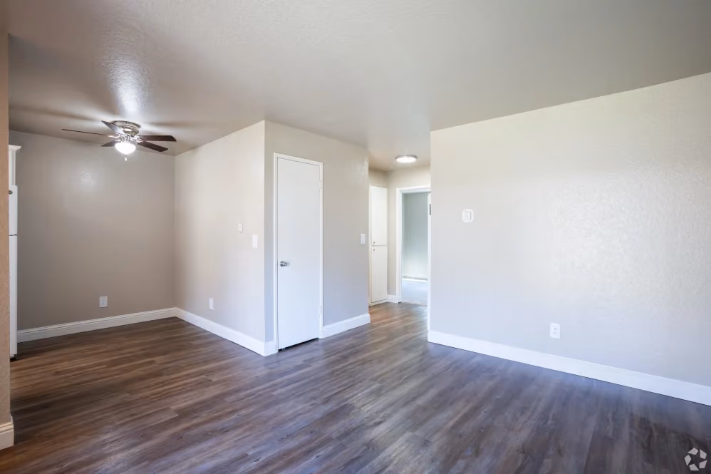 Living room and hallway