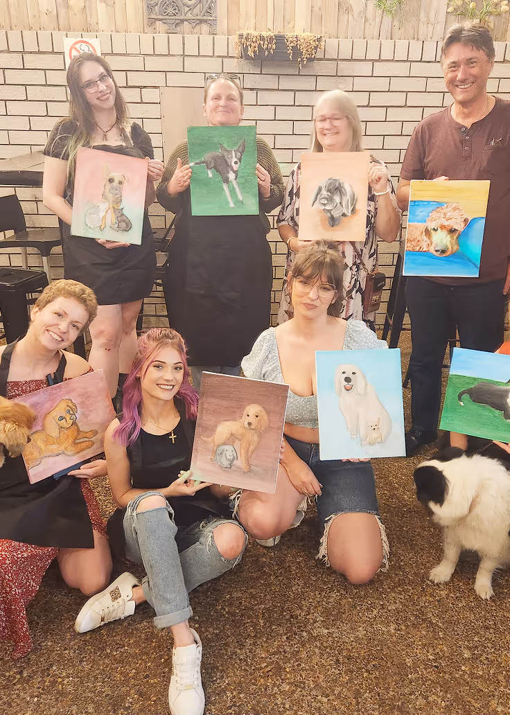 Paint & Sip | Technique Training | Newcastle | The Ellen Grace Atelier