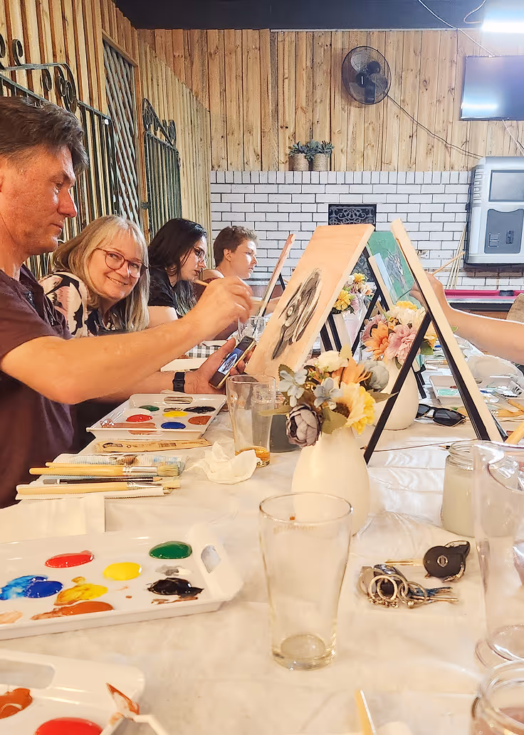 Paint & Sip | Technique Training | Newcastle | The Ellen Grace Atelier
