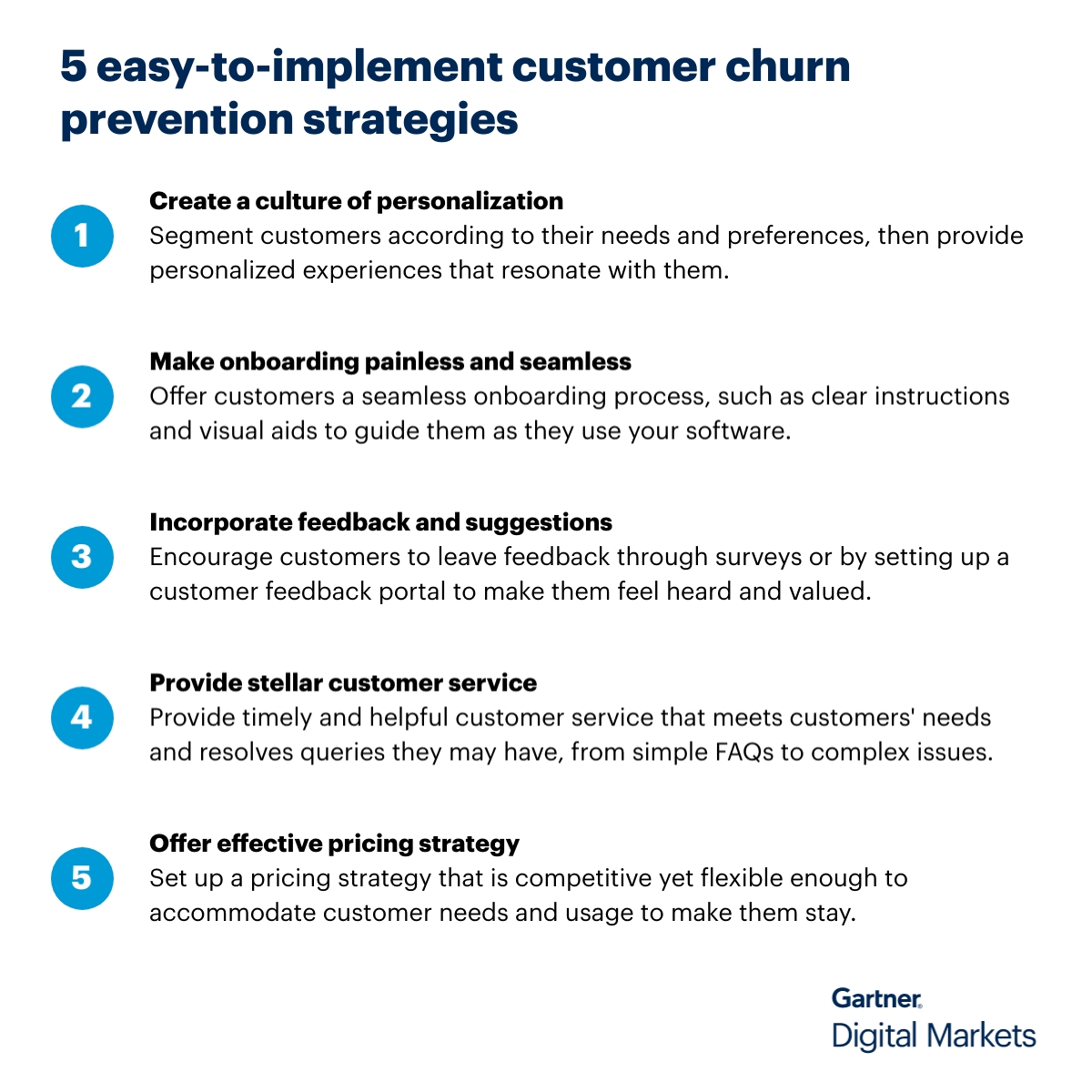 Strategies to Reduce Churn Rate