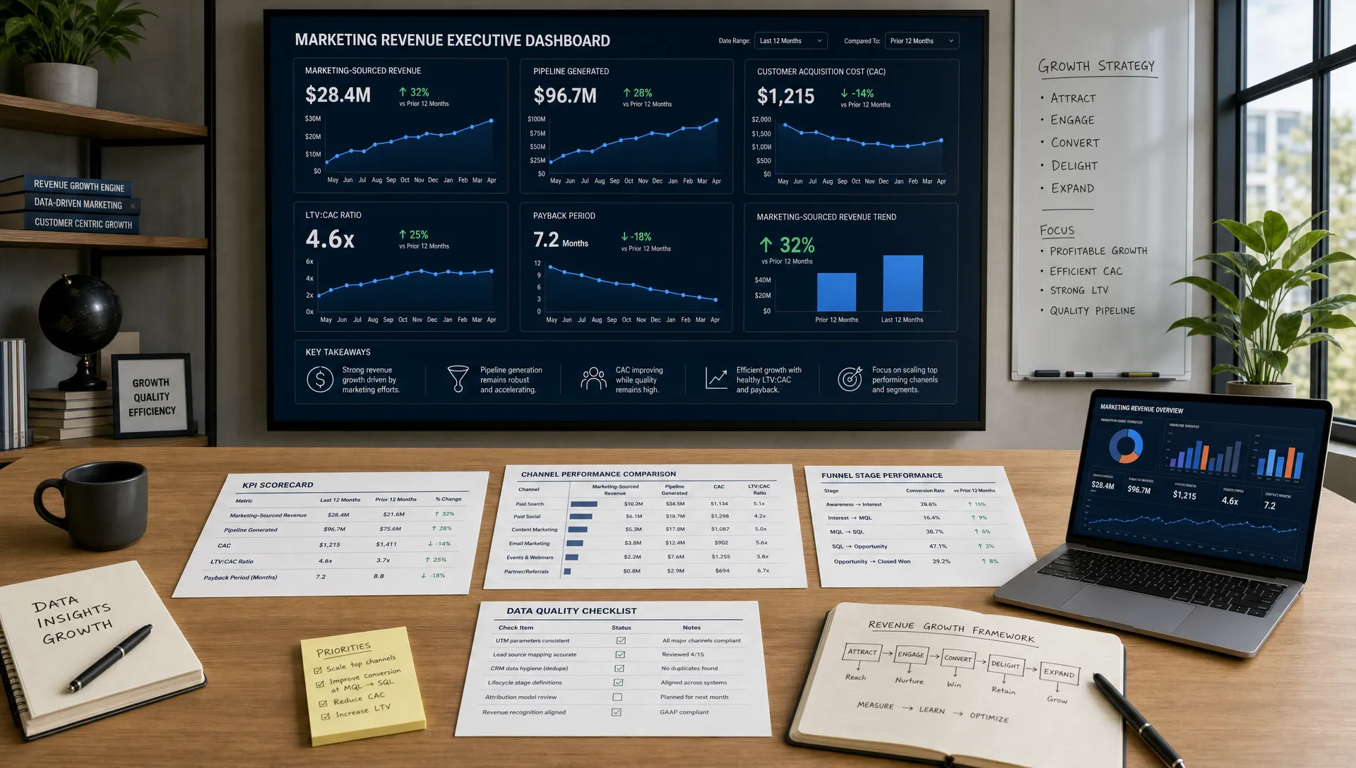 Marketing Dashboard Metrics That Matter Most — AIMarketer Hub