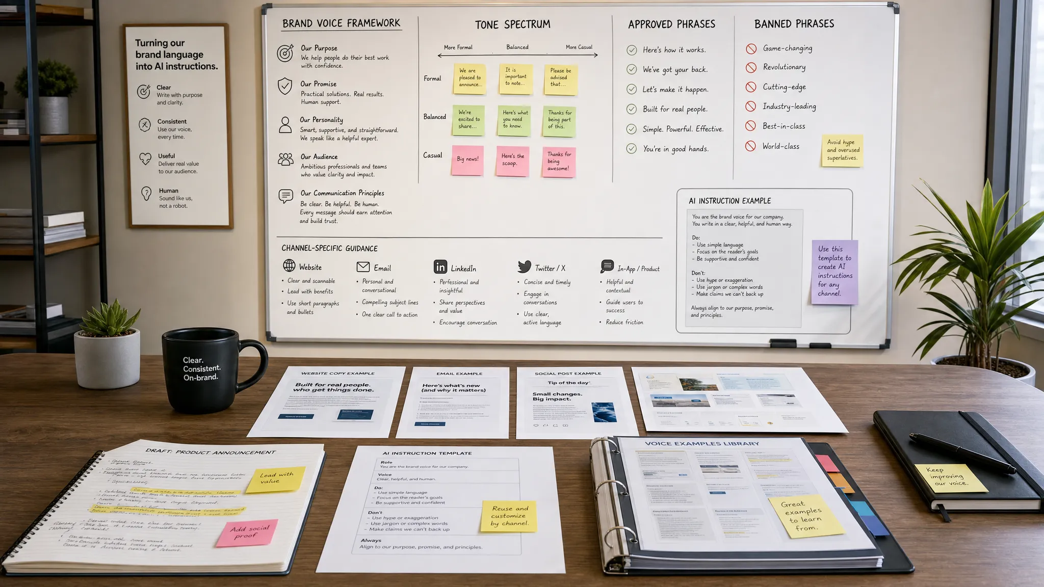 How to Create a Brand Voice Guide for AI Content — AIMarketer Hub