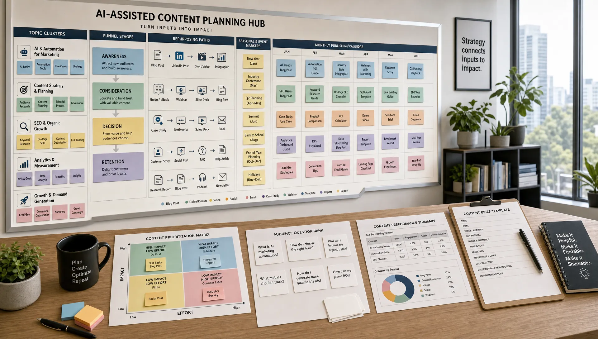 How to Build a Smarter Content Calendar With AI — AIMarketer Hub