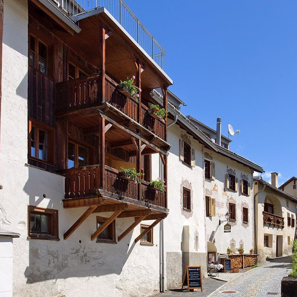 Hotel Meisser, Guarda - Engadin, Schweiz, Dorfansicht
