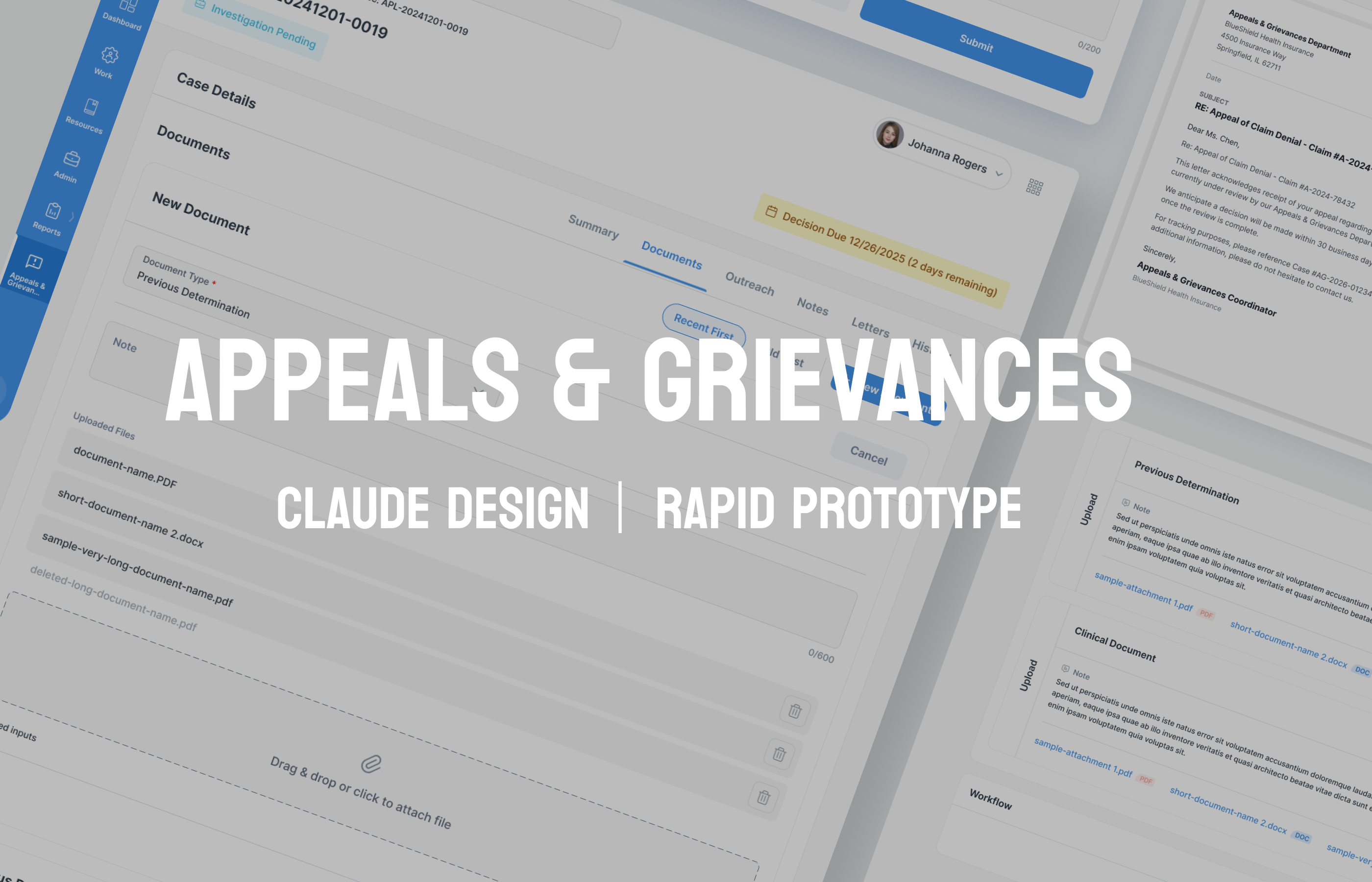 Appeals and Grievances