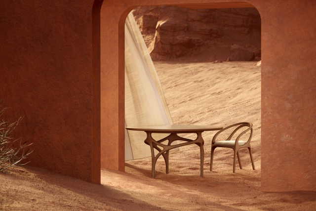 Red Desert campaign photography, Morpho by Tomorrowland collection.