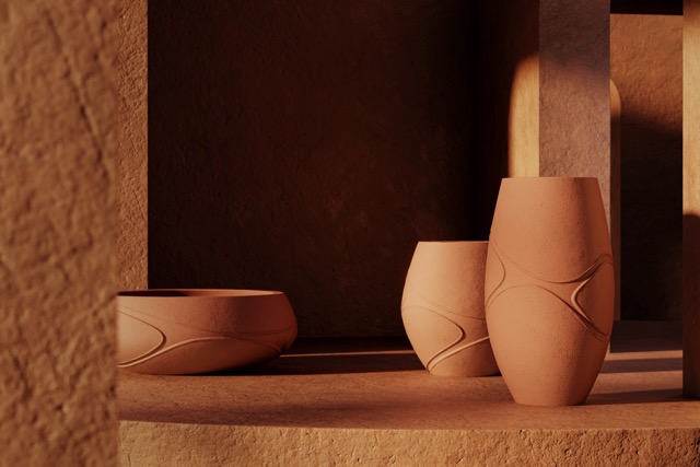 Red Desert campaign photography, Morpho by Tomorrowland collection.
