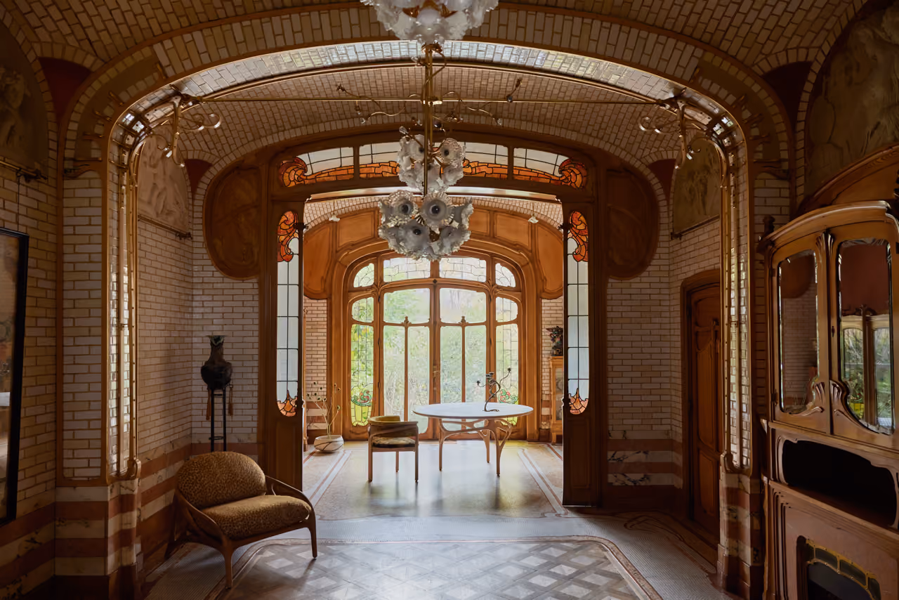 Art Nouveau hallway, Horta House project.