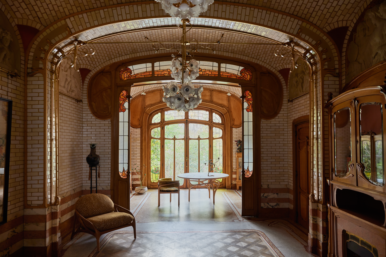 Art Nouveau hallway, Horta House project.