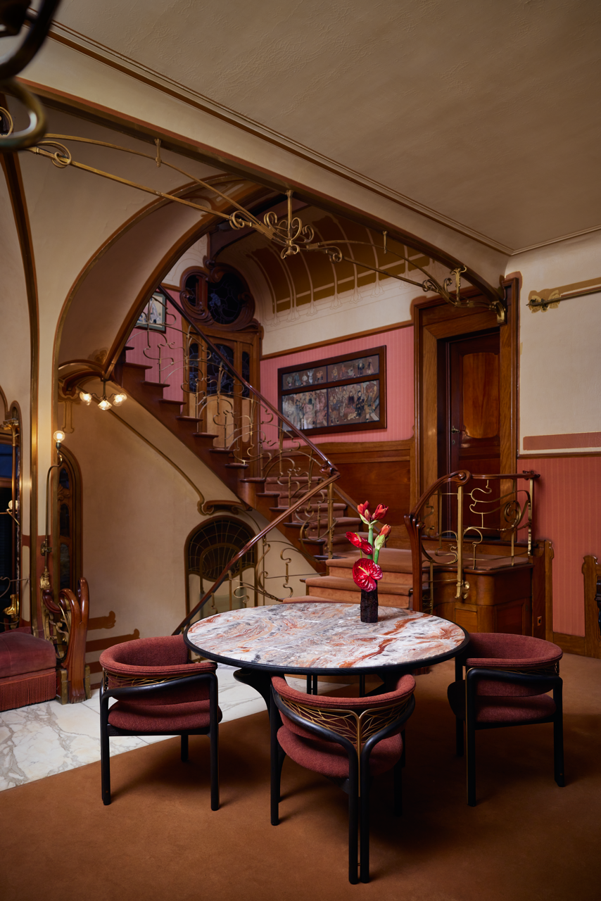 Art Nouveau interior detail, Horta House project.