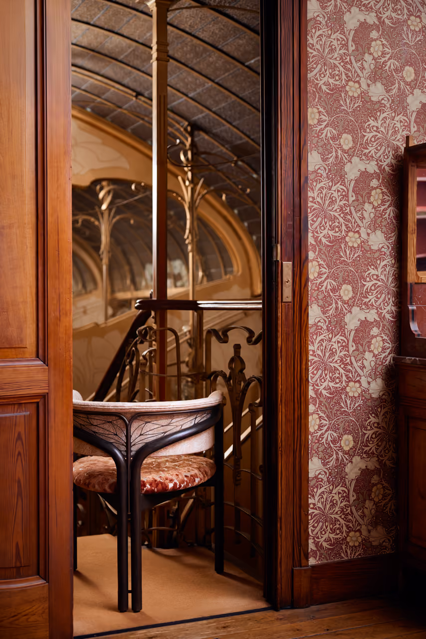 Art Nouveau staircase, Horta House project.