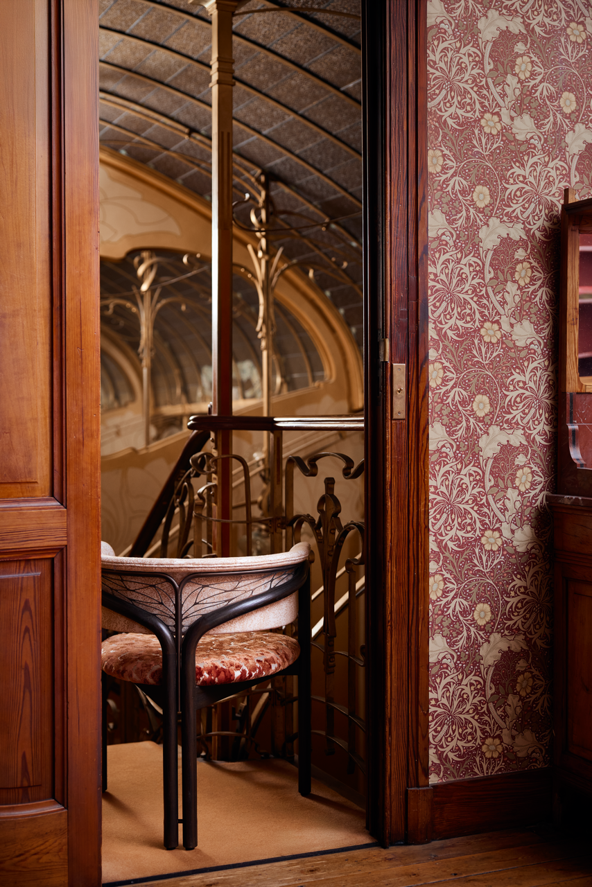 Art Nouveau staircase, Horta House project.