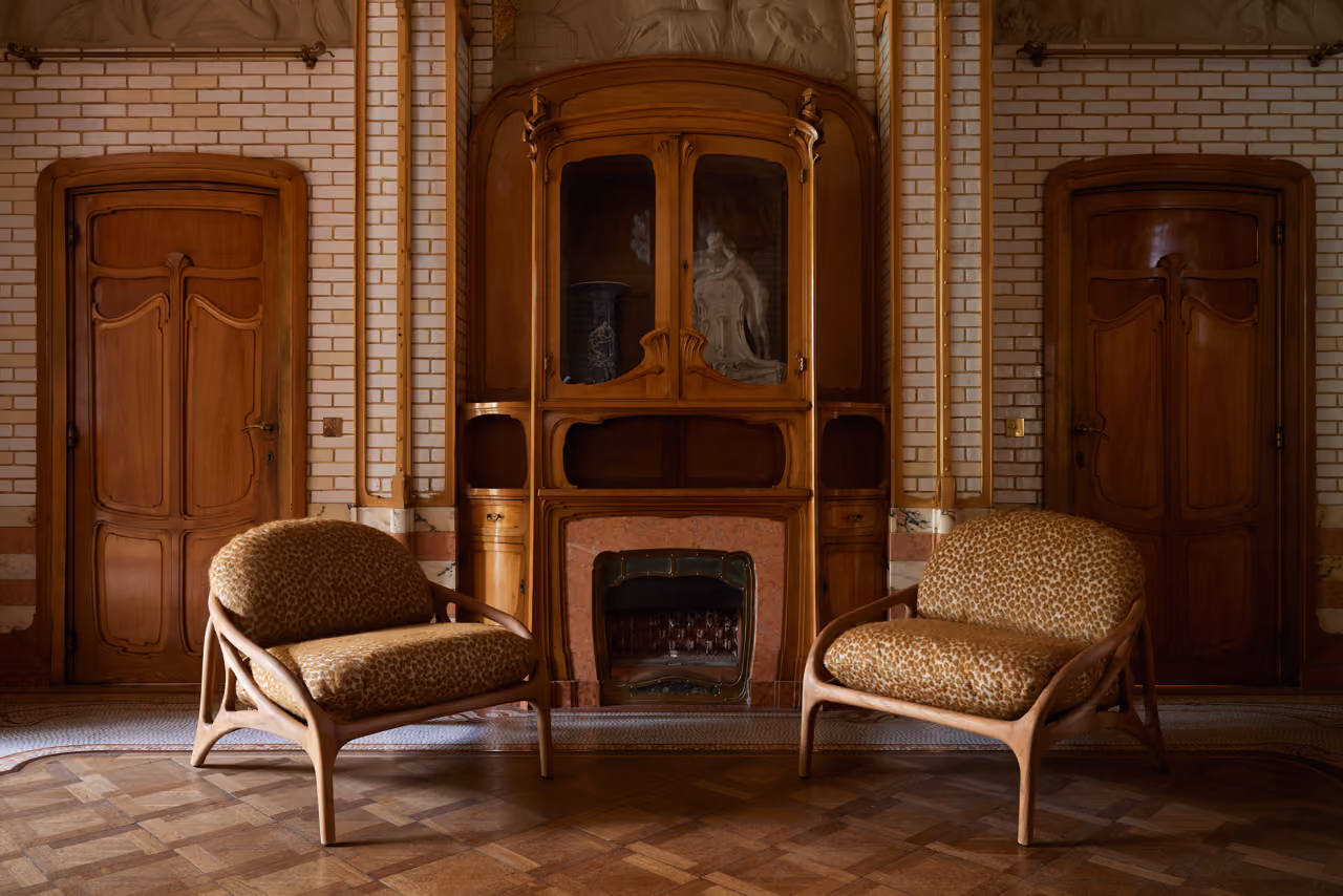 Art Nouveau interior detail, Horta House project.