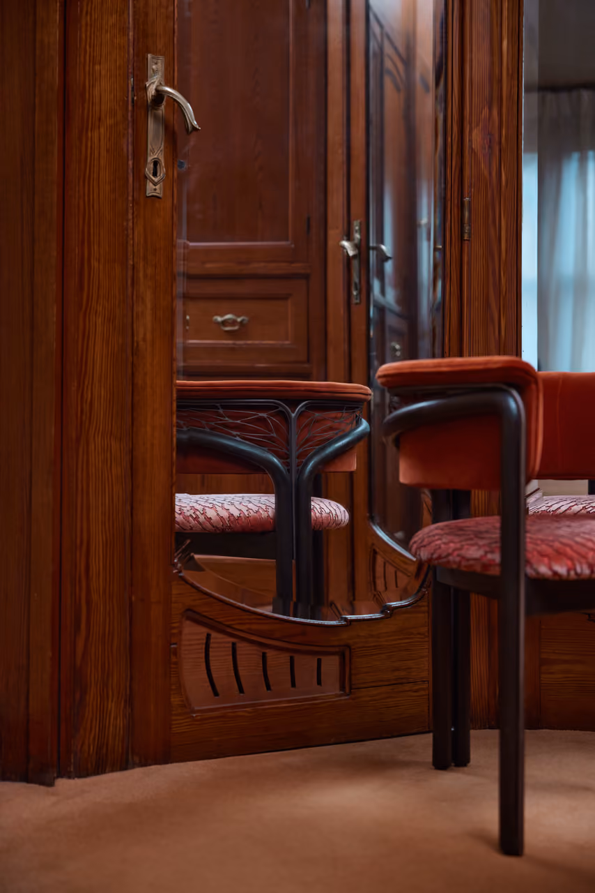 Art Nouveau interior detail, Horta House project.