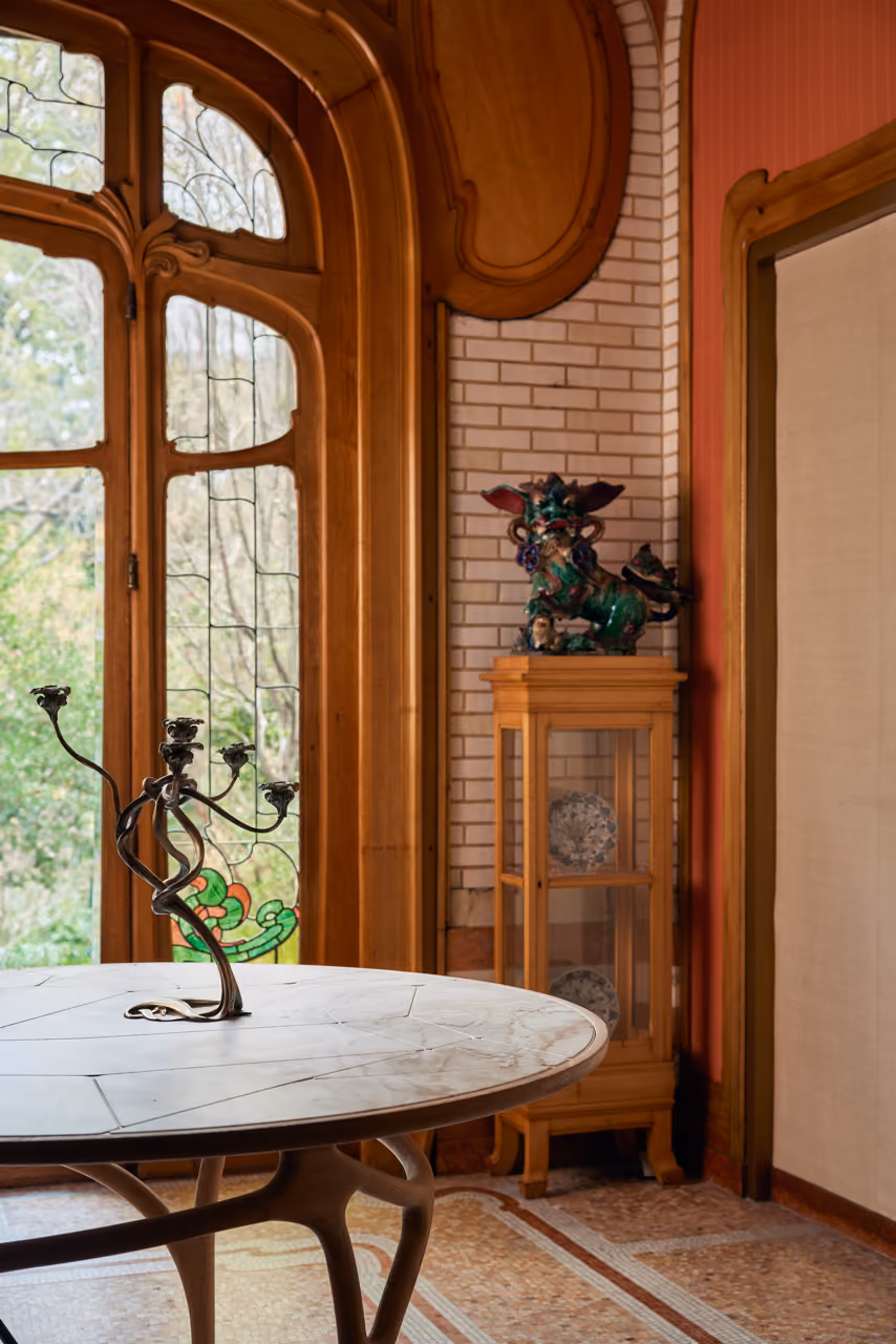 Art Nouveau interior detail, Horta House project.