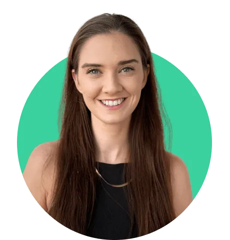 Woman smiling