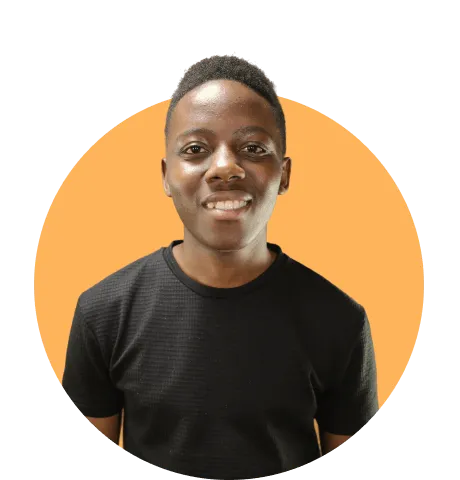 Man smiling 