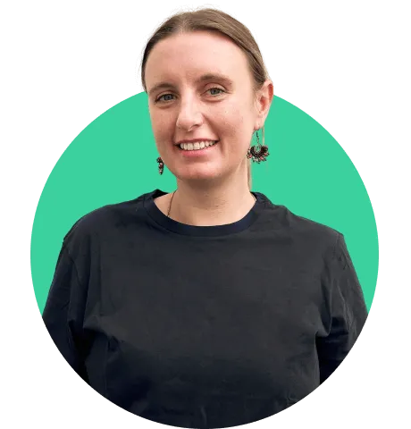 Woman smiling
