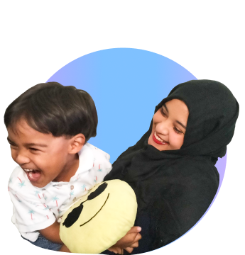 Aneeqah Rahman-Chippendale creative picture with a child