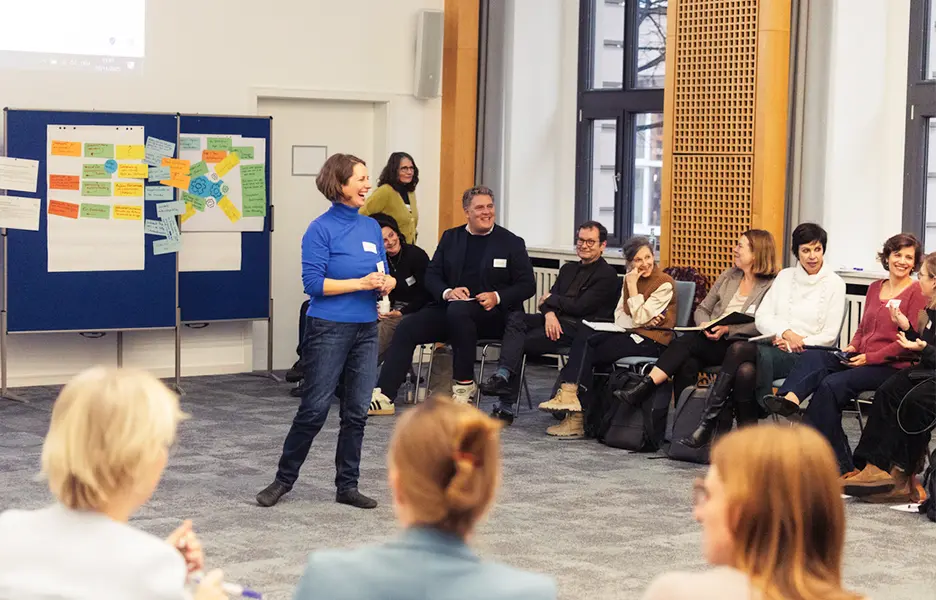 Moderation eines Führungskräfte Workshops in Berlin durch Bärbel Becker