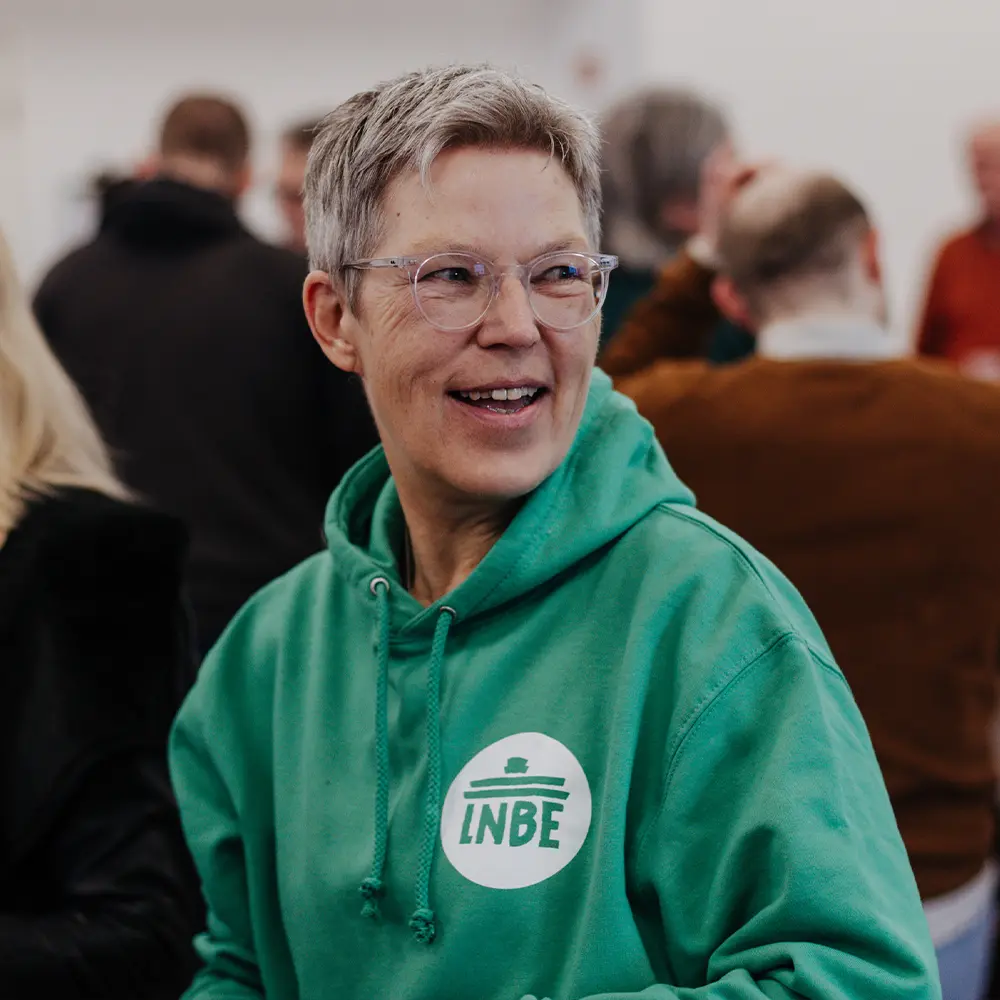 Gabriele Stilla Bowman, LNBE gibt Feedback zum Good Change Workshop