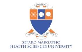 SeFako Makgatho Health Sciences University shield with medical and scientific symbols.
