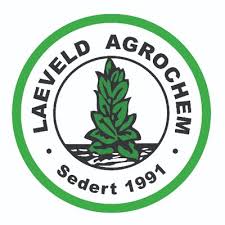 Laeveld Agrochem logo with a green plant inside a circle and text 'Sedert 1991'.