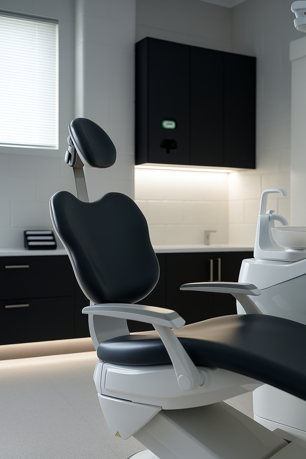 Stern Weber dental chair in the clinic room of Monaco Denture Clinic