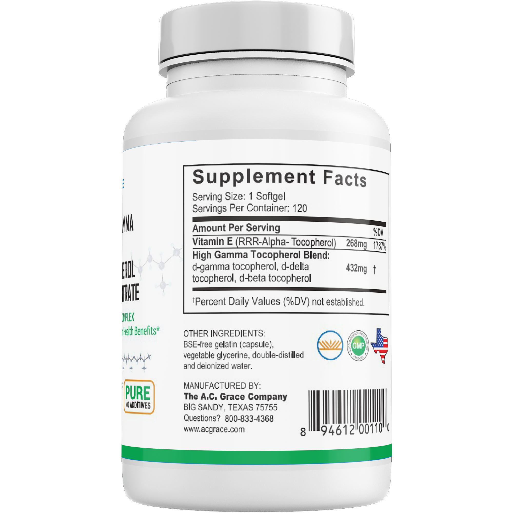 Unique E® Vitamin E Mixed Tocopherols