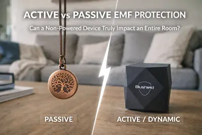 Active vs. Passive EMF Protection: Can a Non-Powered Device Truly Impact an Entire Room?