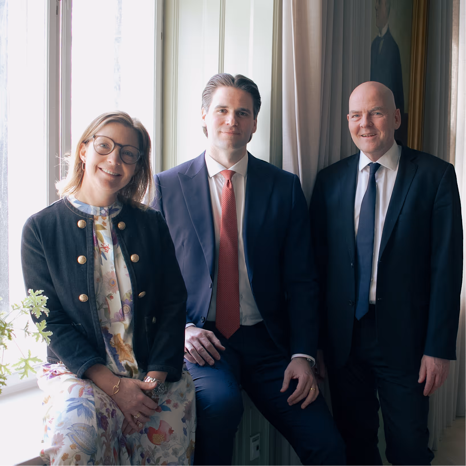 The three CopperTree partners seated together in a bright room