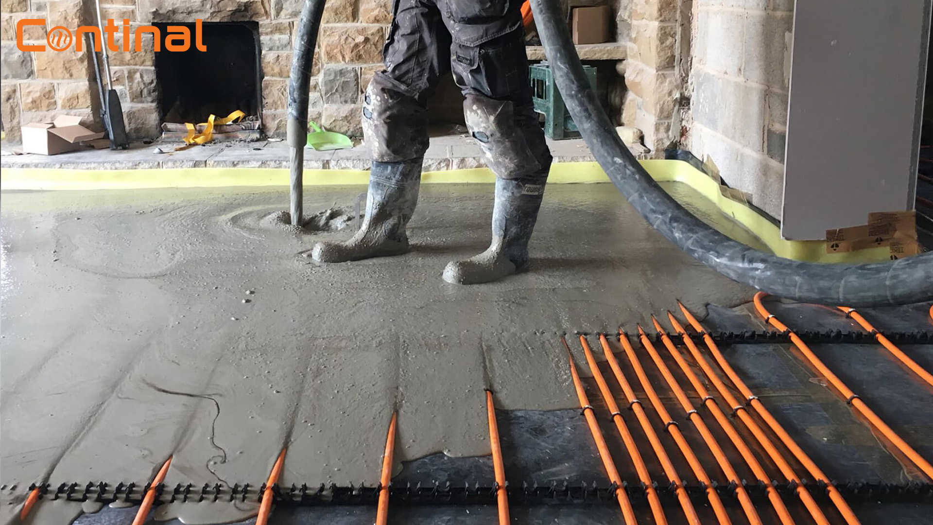 underfloor heating system installation