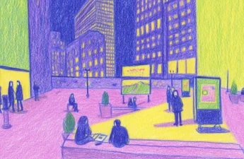 Illustration of DOOH and OOH networks using campaign resonance data to justify premium media value.
