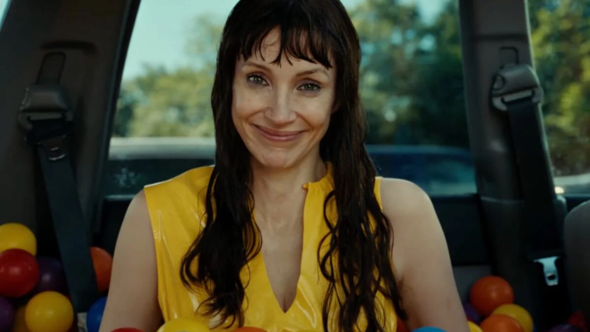 A still from the 2026 film "Other Mommy," starring Jessica Chastain.