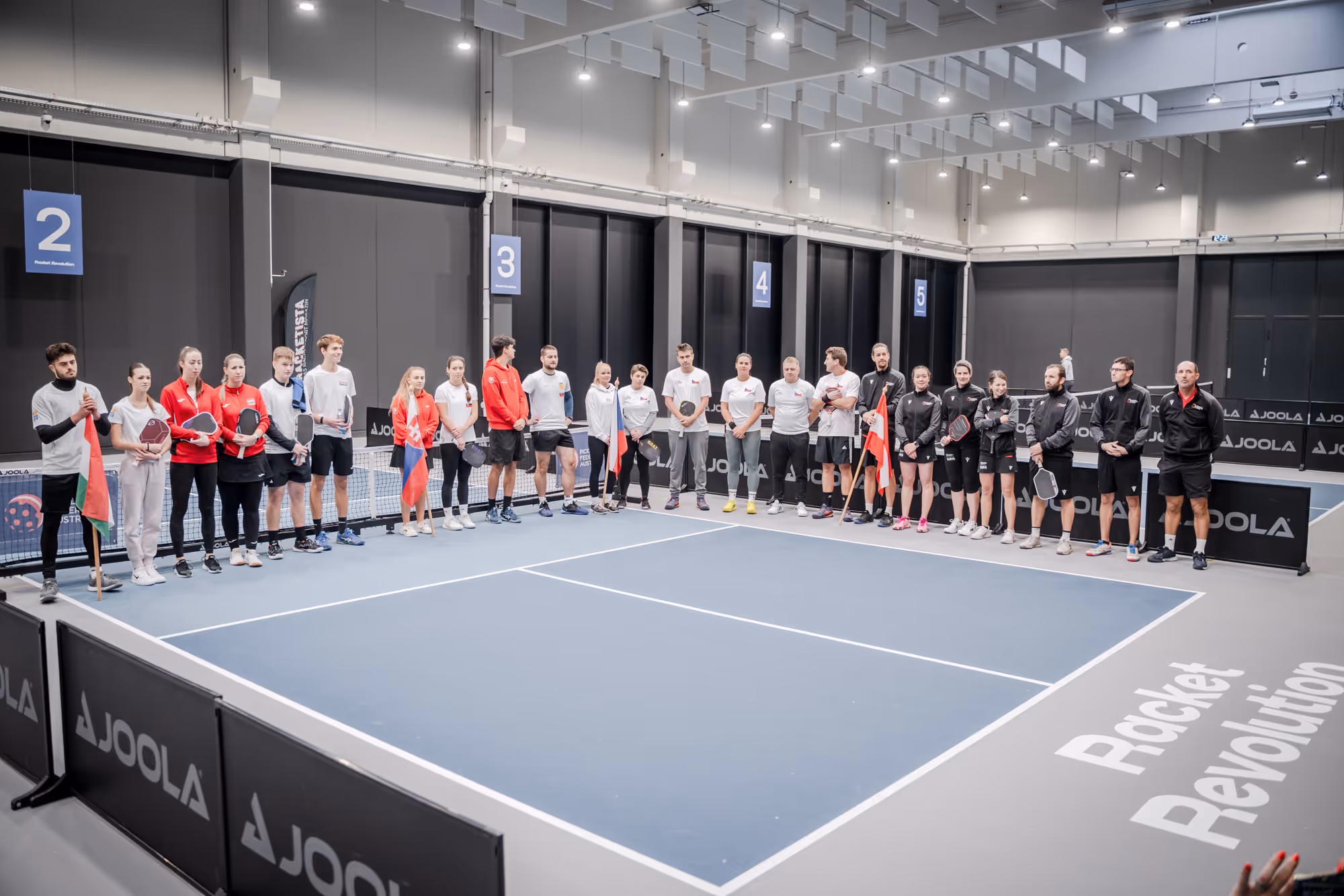 Nations Cup alle Nationen auf Court