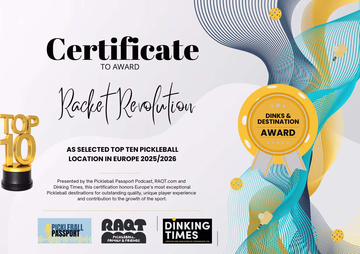 Dinks & Destination Award Zertifikat 2025/26