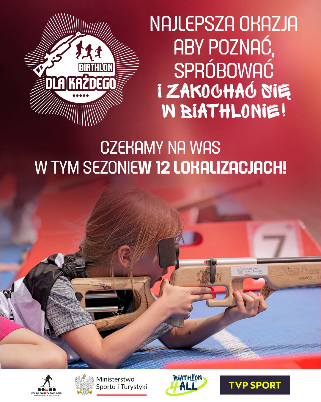 Strefa try-it na Międzynarodowym Dniu Biathlonu