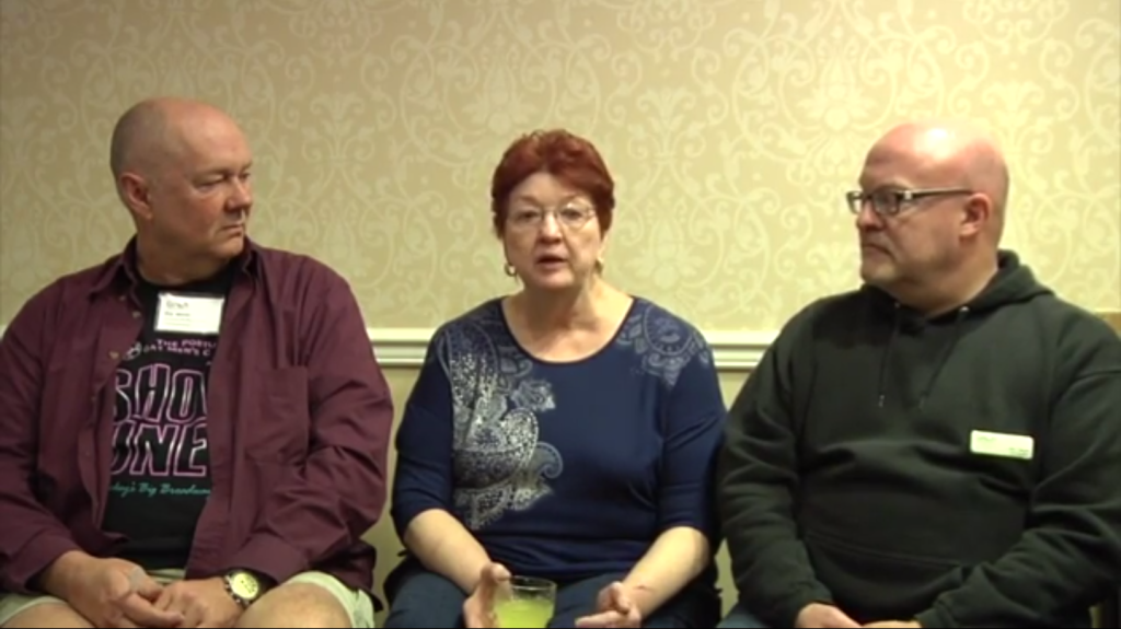 Bob Mensel, Eve Campbell, and Jeff Heine