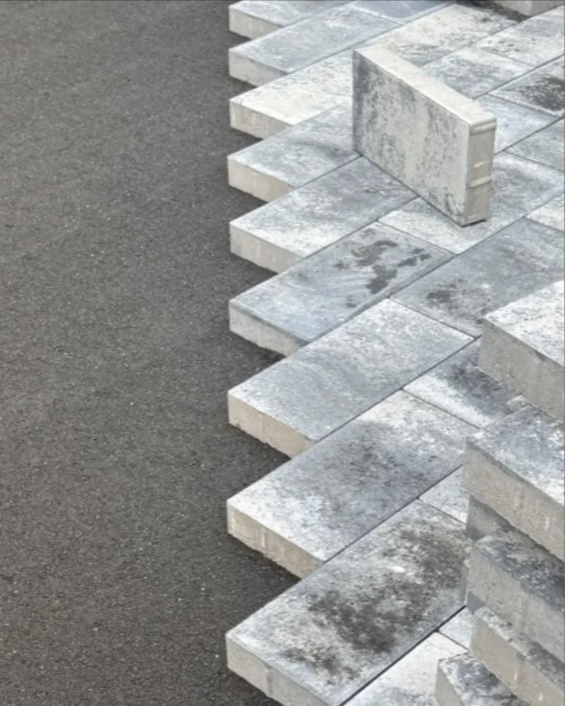 Fond de forme drainant et pose de pavés en Moselle