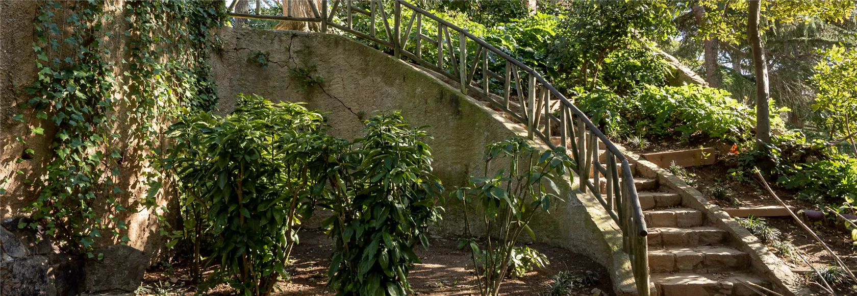 Escalier de jardin dans une pente paysagée en Moselle — RK Aménagement