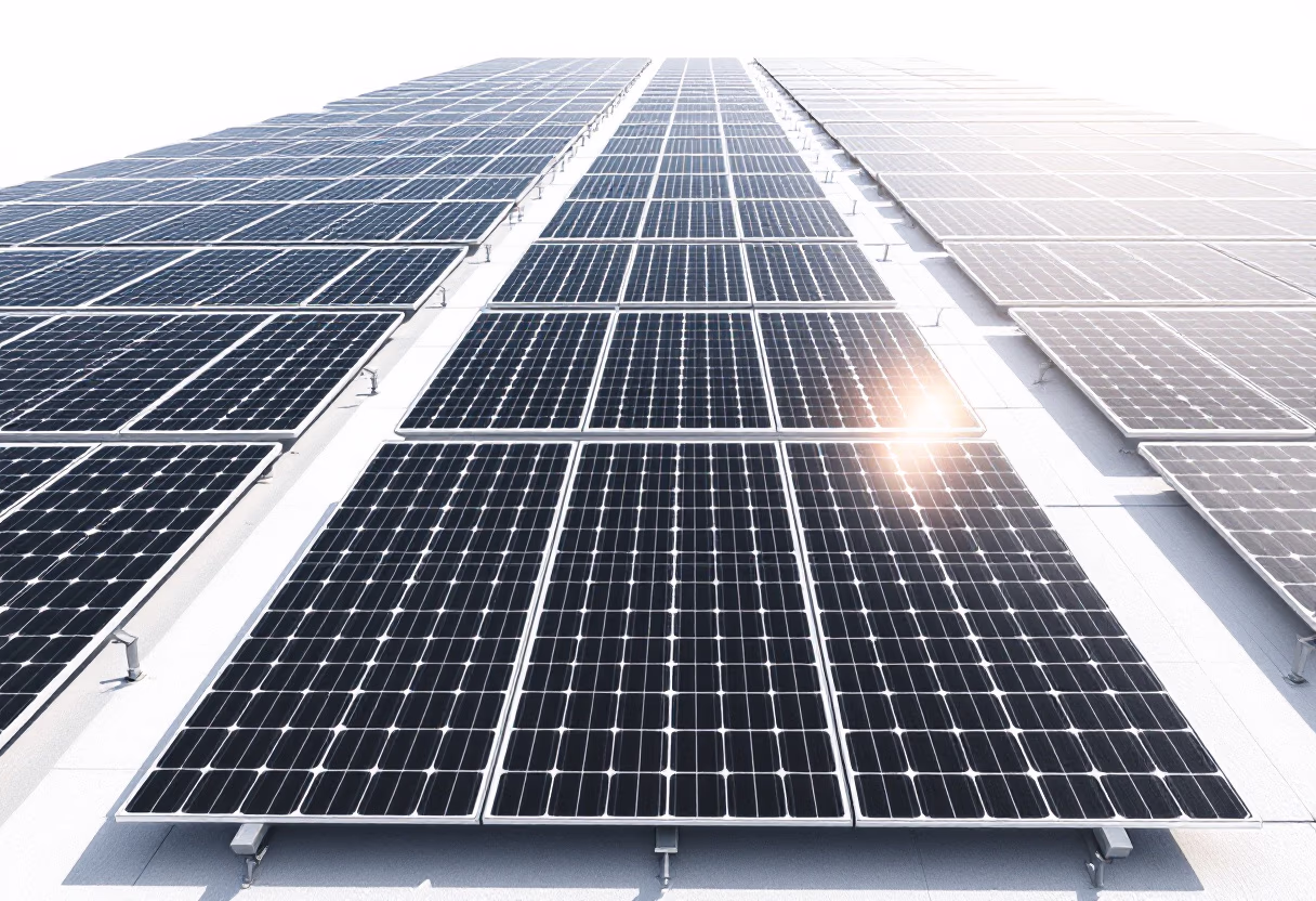image of completed solar project