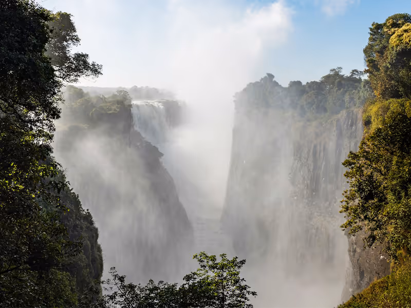 Victoria falls in Zimbabwe