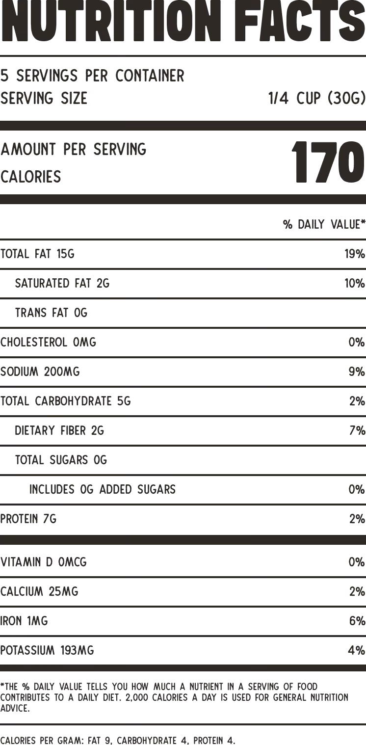 nutrition facts