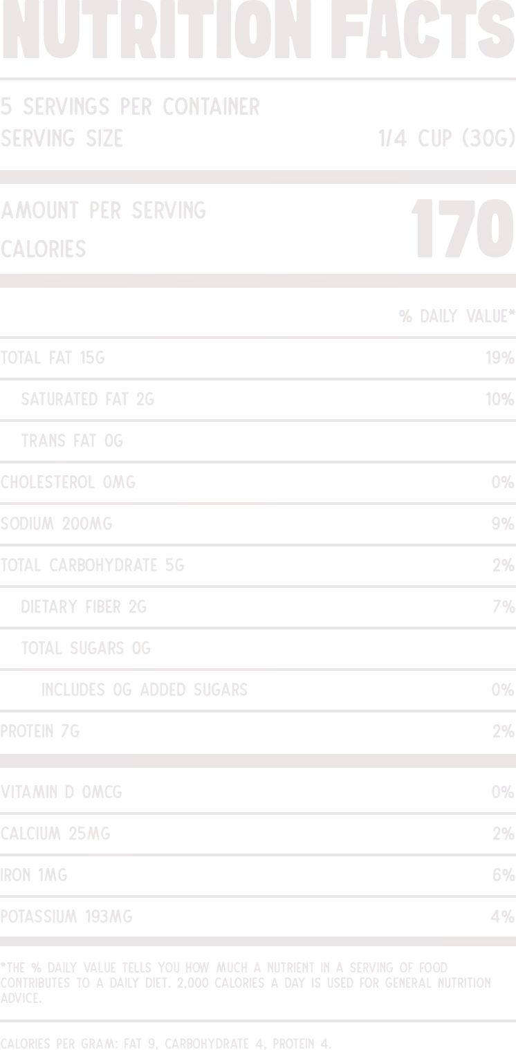 nutrition facts
