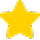 Yellow five-pointed star icon with a slight shadow effect.