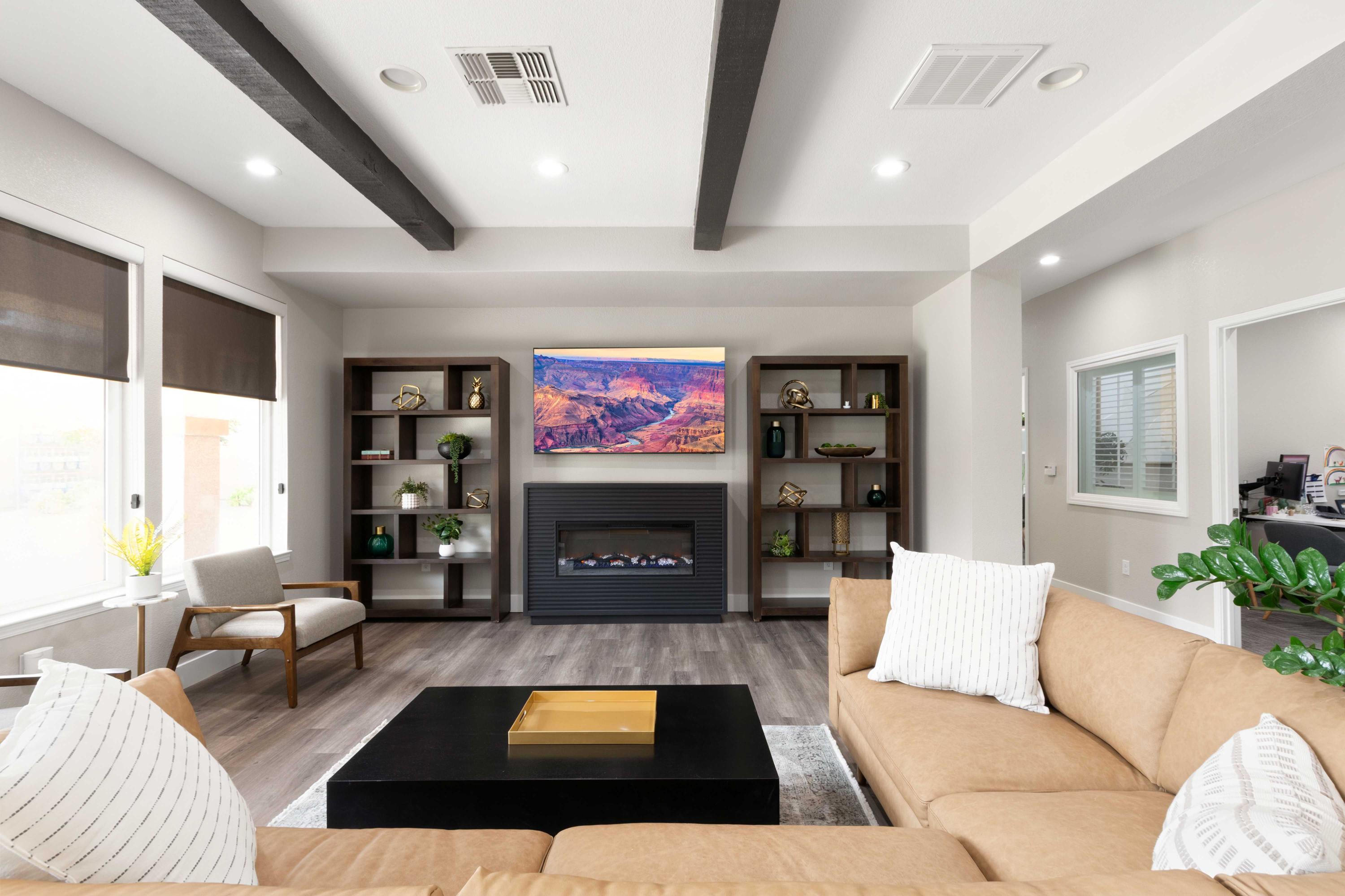 resident club room photo with large tv
