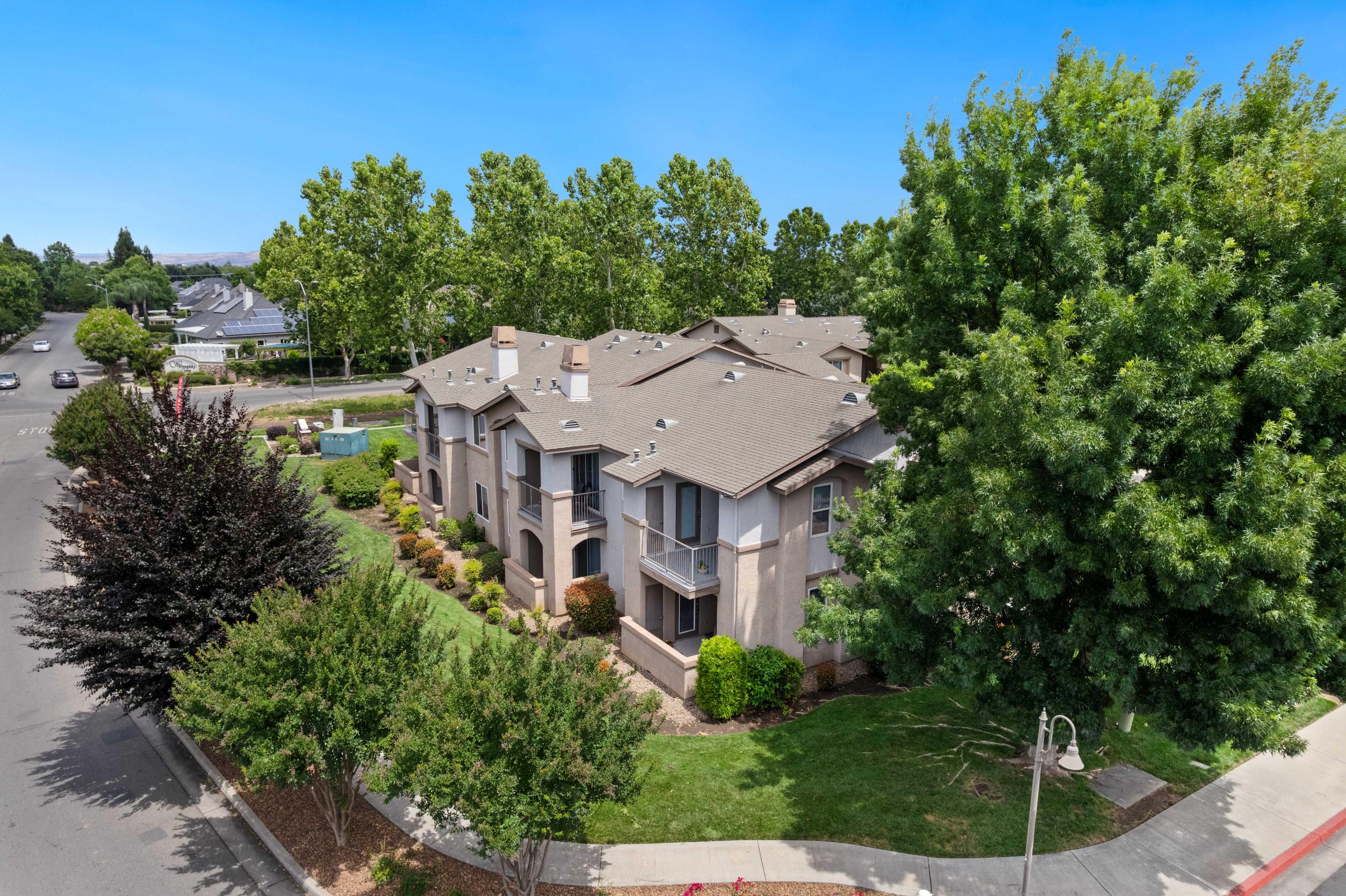 aerial exterior shot