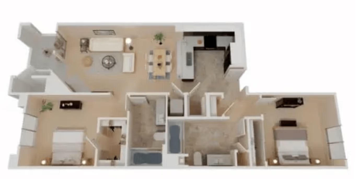2 bedroom for rent at Eaton Village