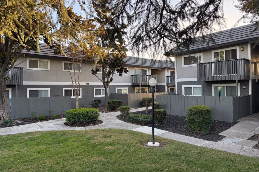 Exterior of apartments