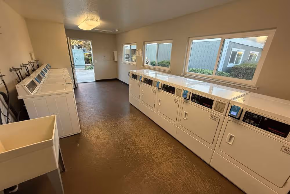 Community laundry facilities 